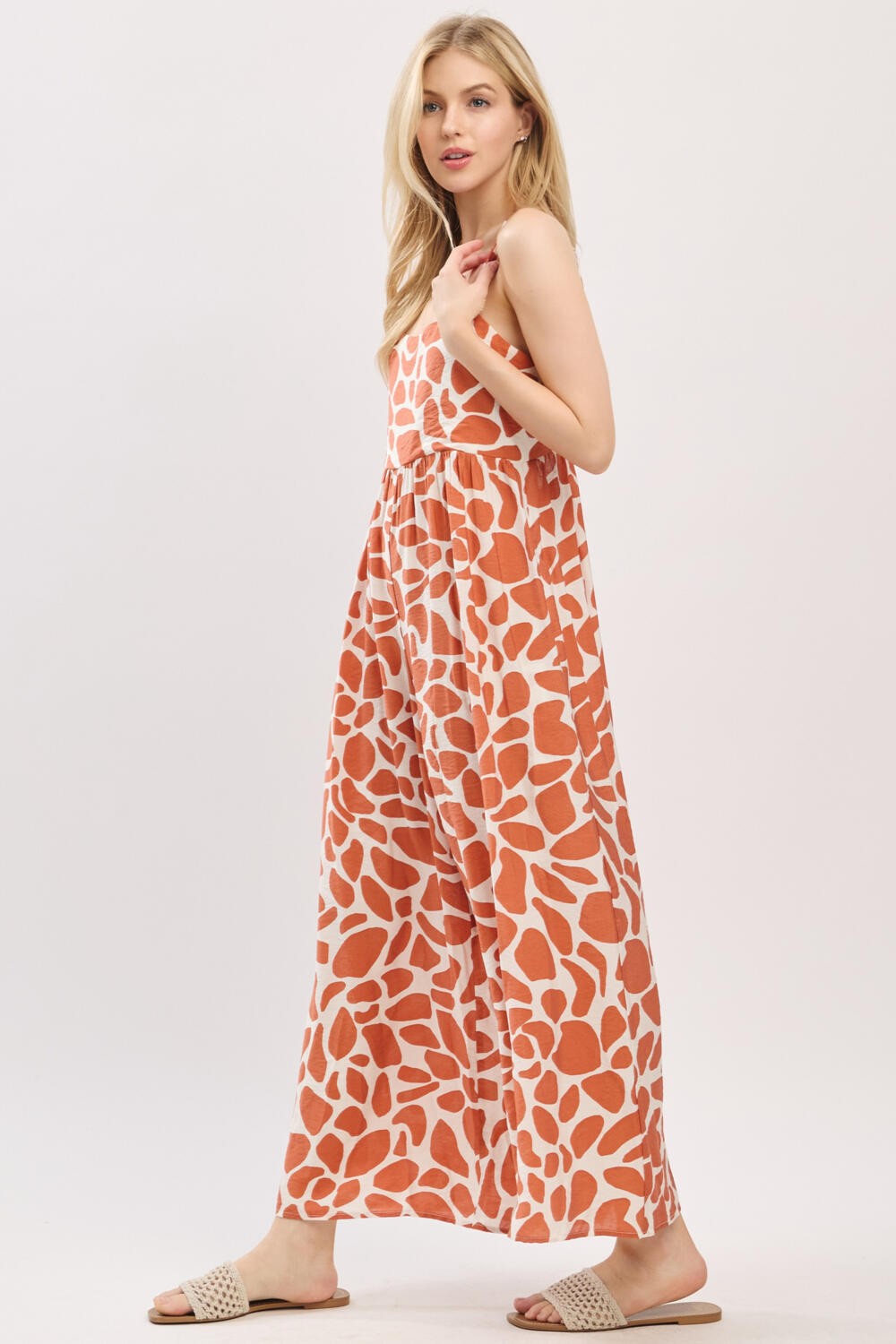 Wide Leg Cami Jumpsuit