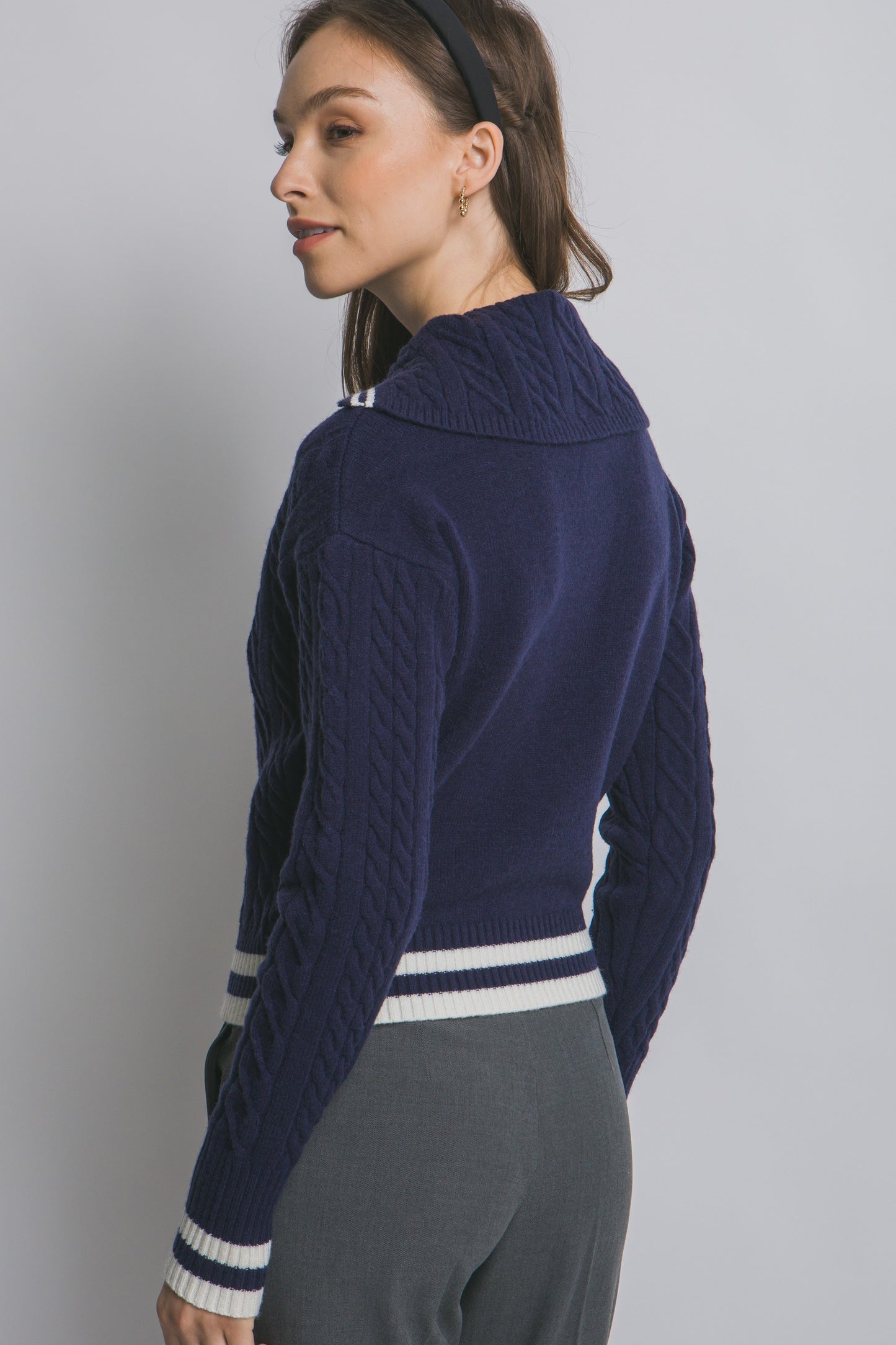 Sailor Collar Sweater