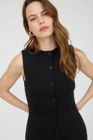 Black Sweater Vest