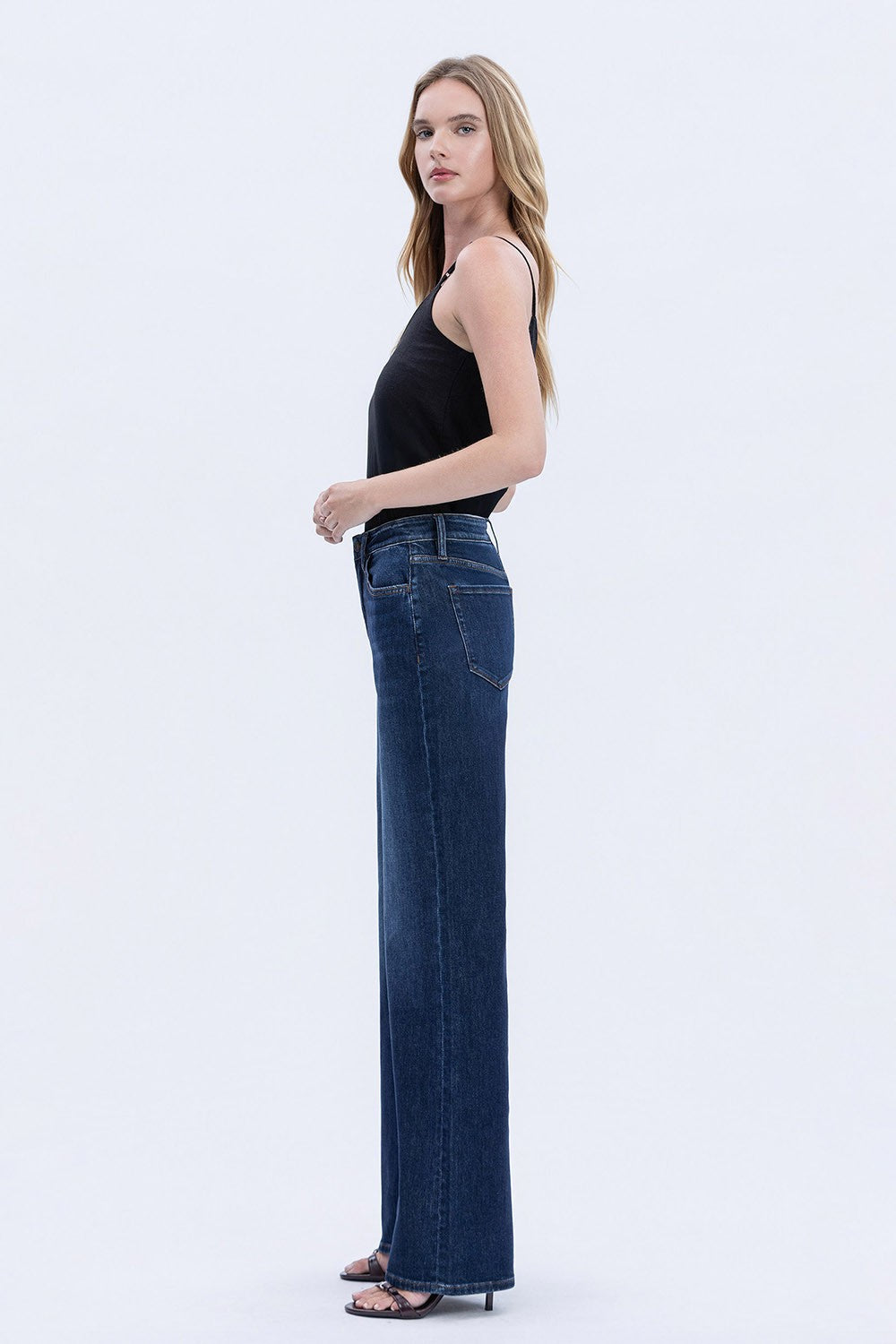Super High Rise Dark Denim Jeans