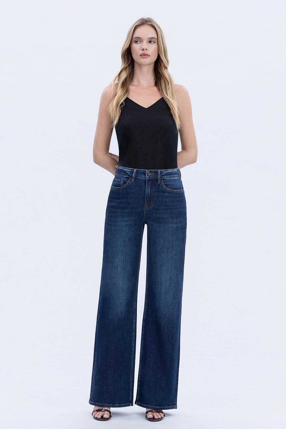 Super High Rise Dark Denim Jeans