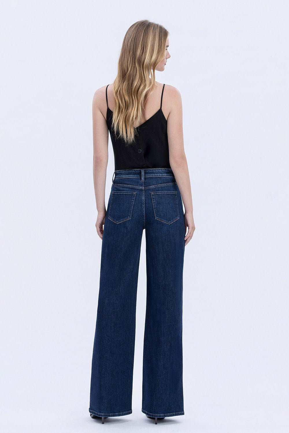 Super High Rise Dark Denim Jeans