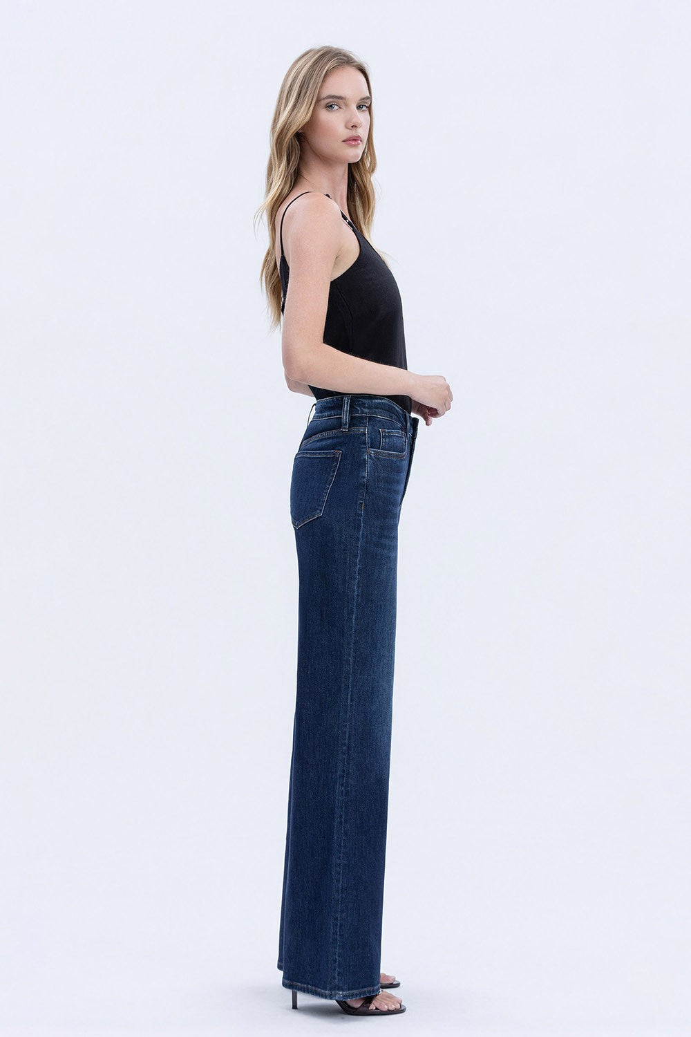Super High Rise Dark Denim Jeans