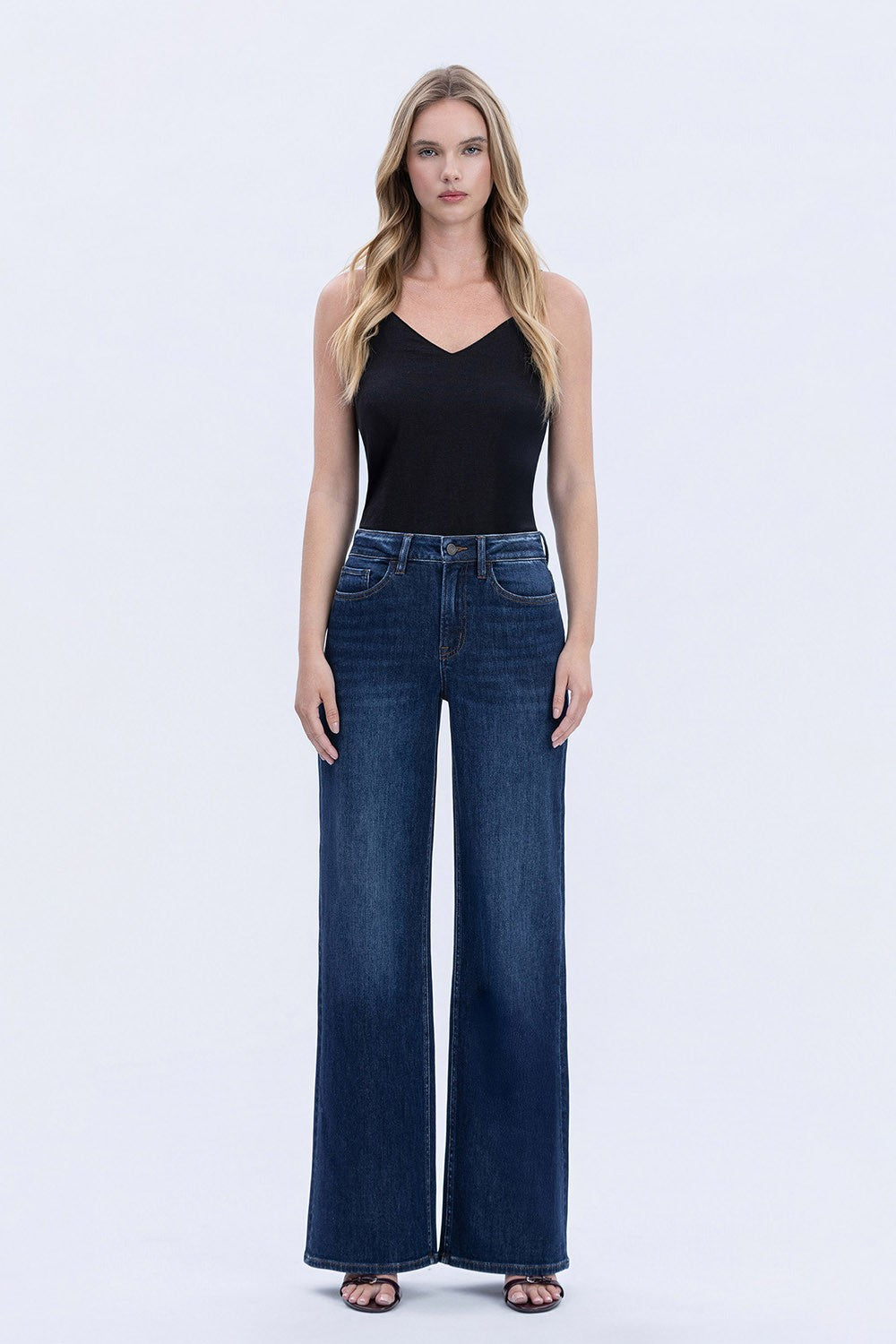Super High Rise Dark Denim Jeans