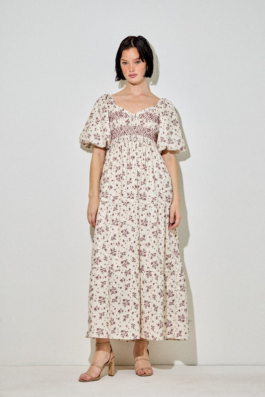 Floral Sweetheart Dress