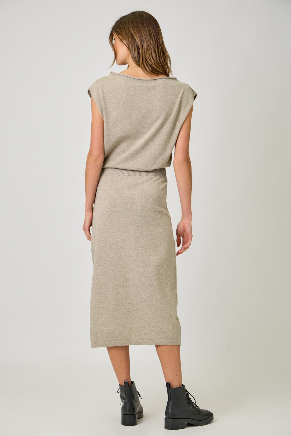 Sleeveless Sweater Dress