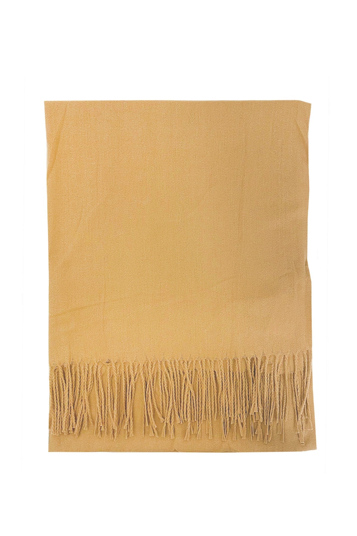 Solid Tassel Scarf