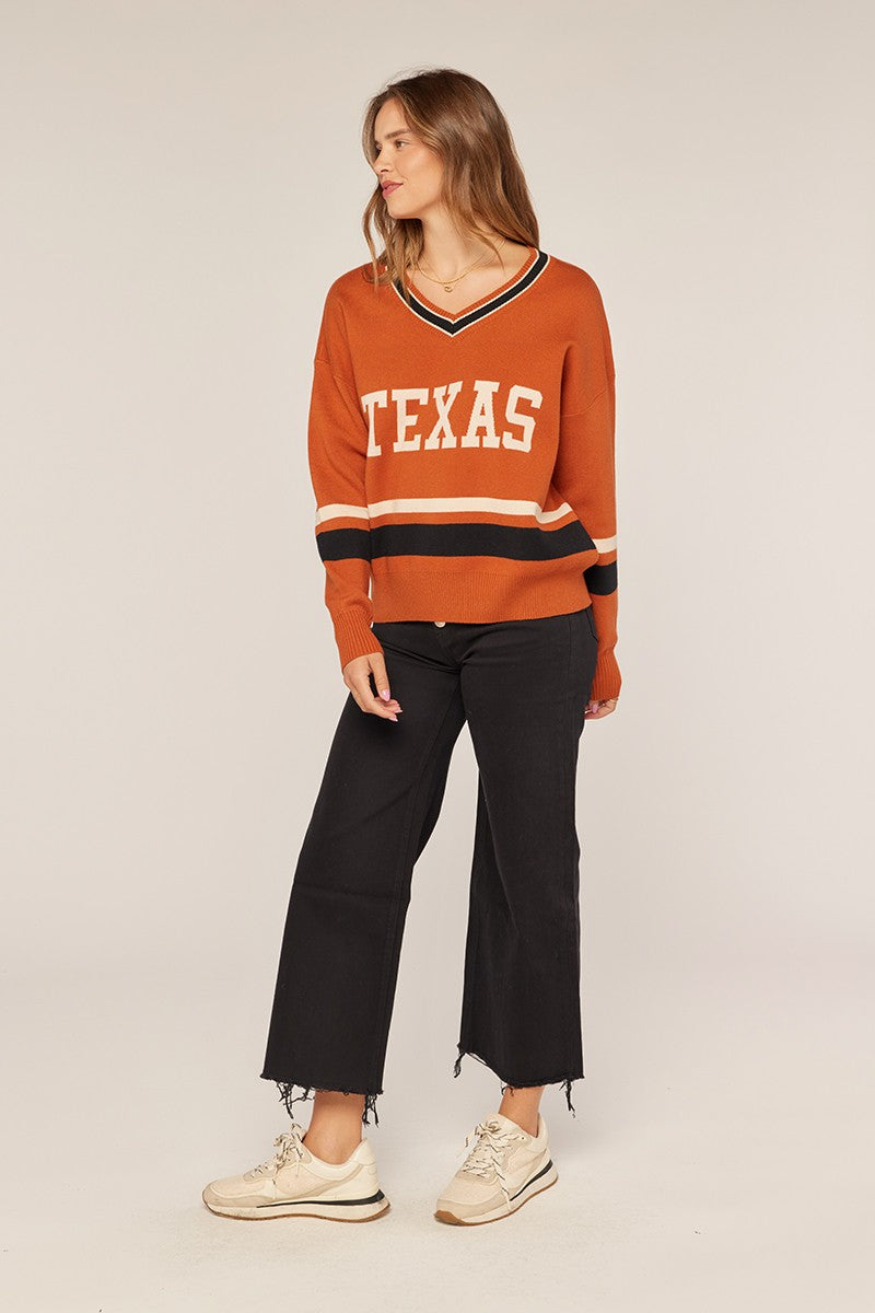 Texas V Neck Sweater
