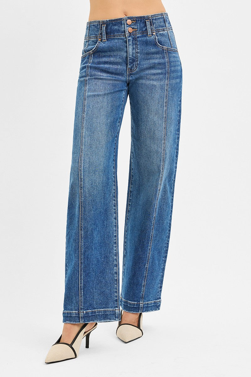 Mid Rise Baggy Jeans