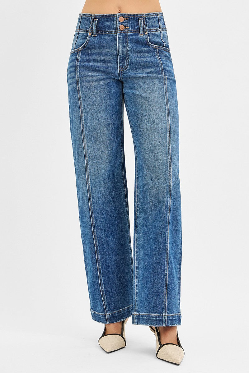 Mid Rise Baggy Jeans