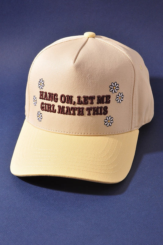 Girl Math Trucker Hat