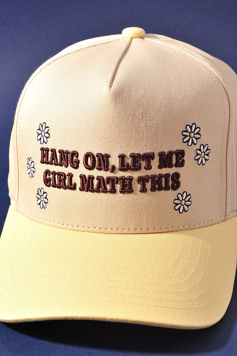 Girl Math Trucker Hat