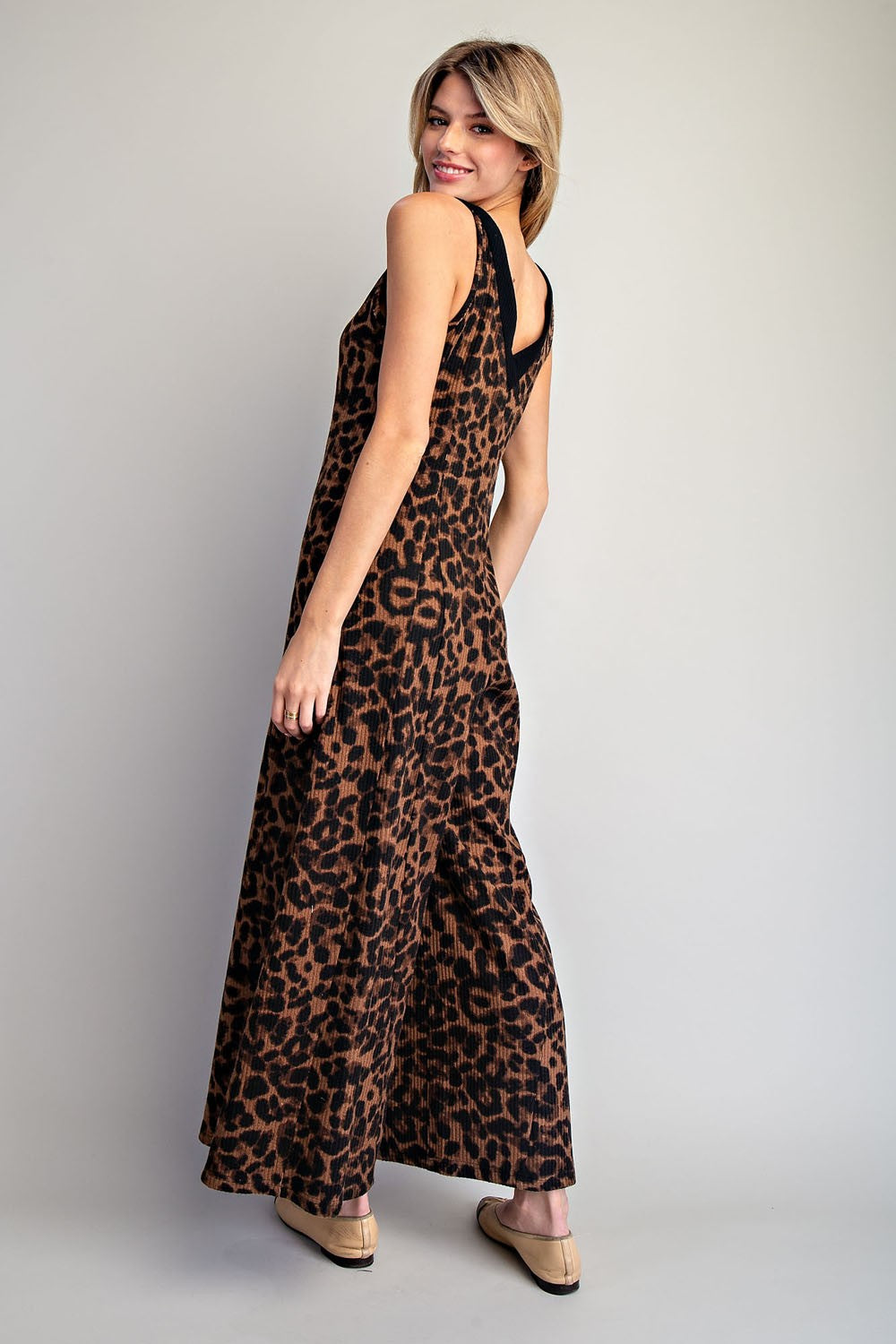 Ultra Comfortable Leopard Jumpsuit