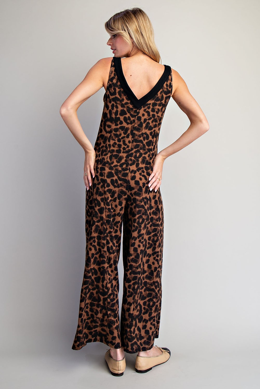 Ultra Comfortable Leopard Jumpsuit