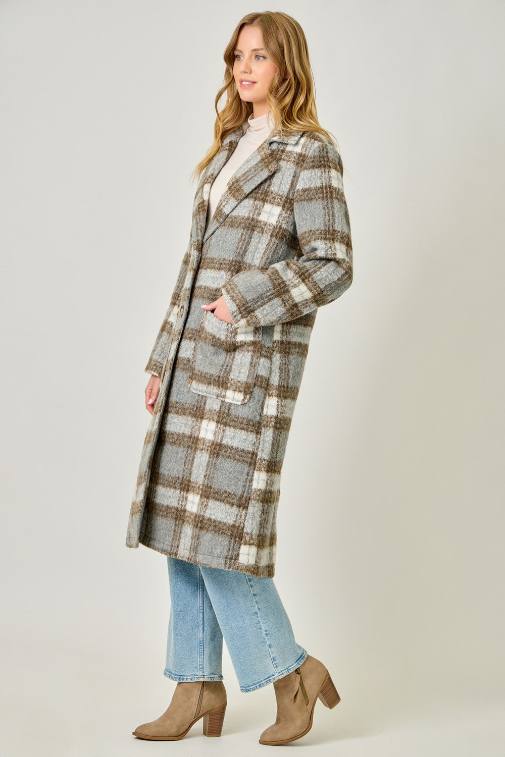 The Lilian Plaid Coat
