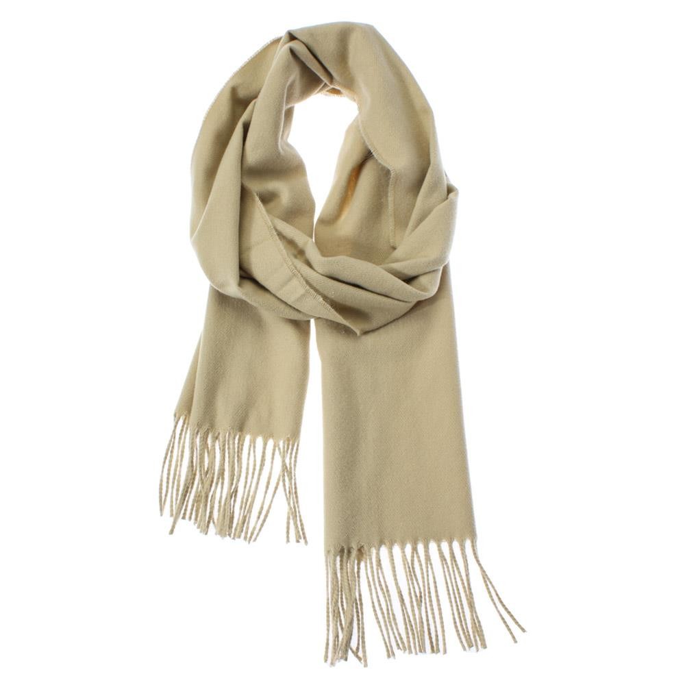Solid Fringe Oblong Scarf