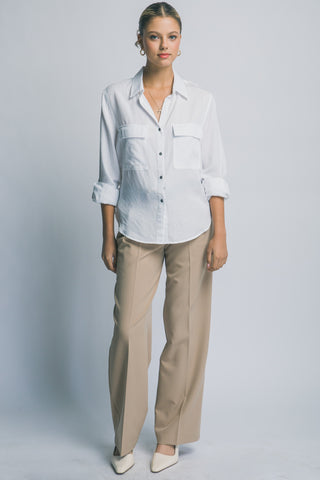 Long Sleeve Tencel Shirt