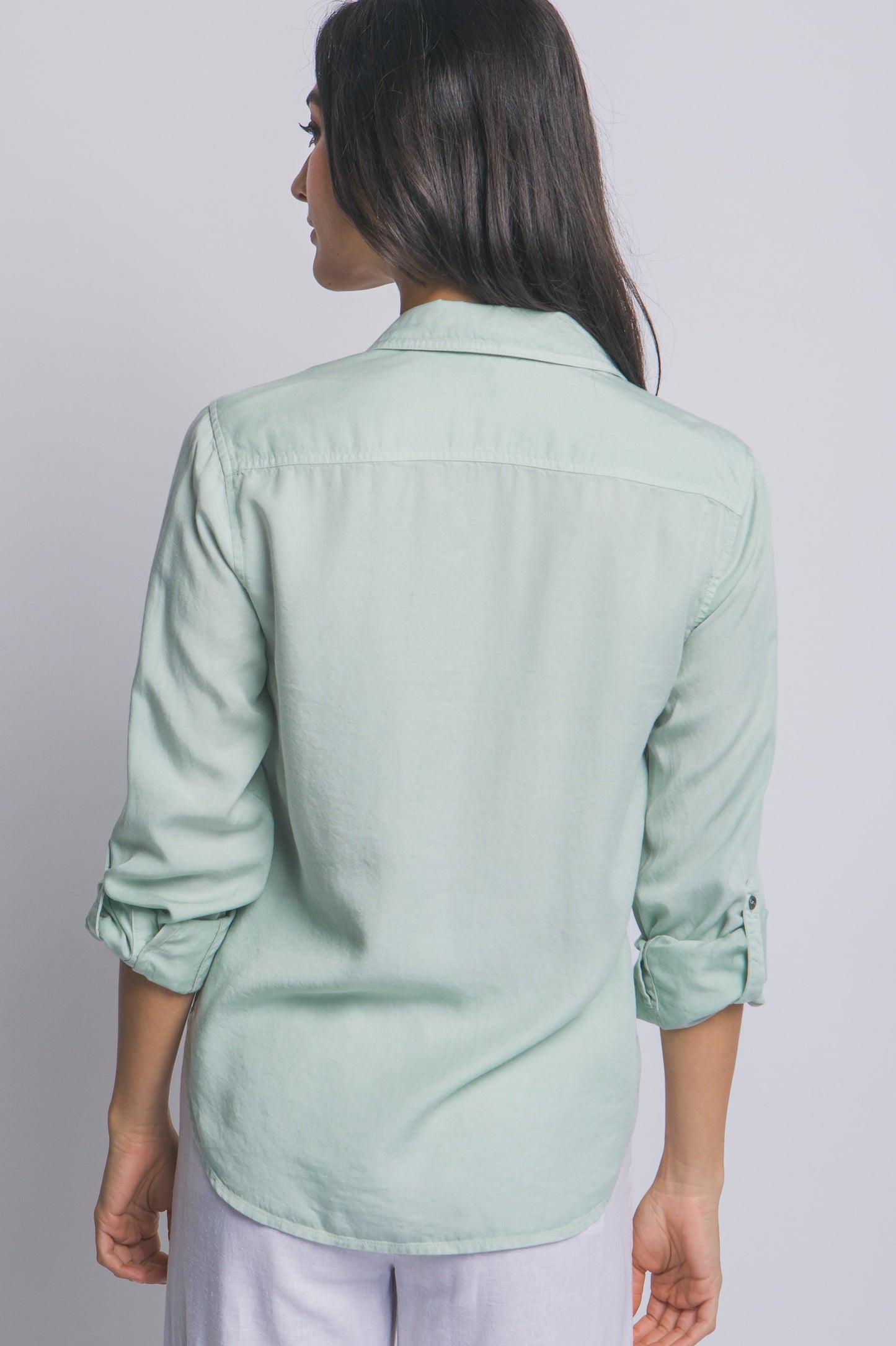 Long Sleeve Tencel Shirt