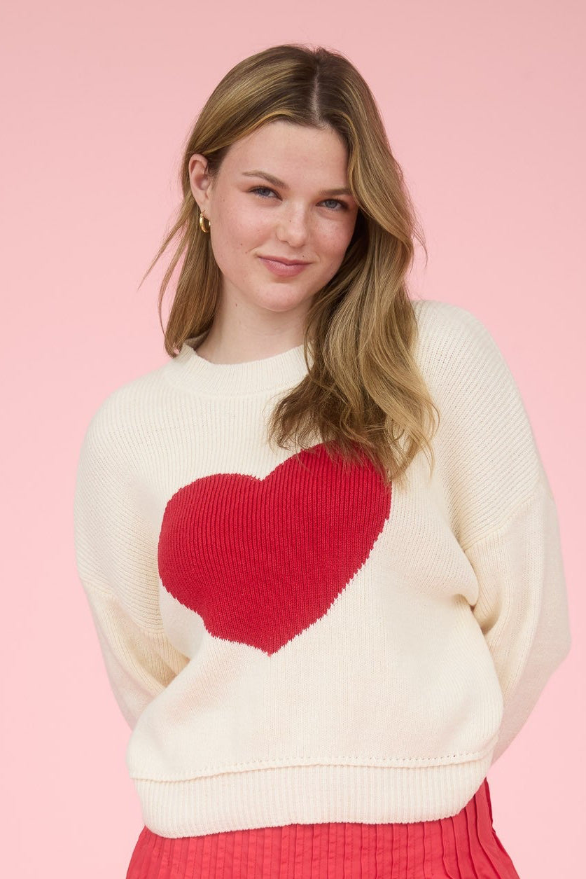 Heart Pullover Sweater
