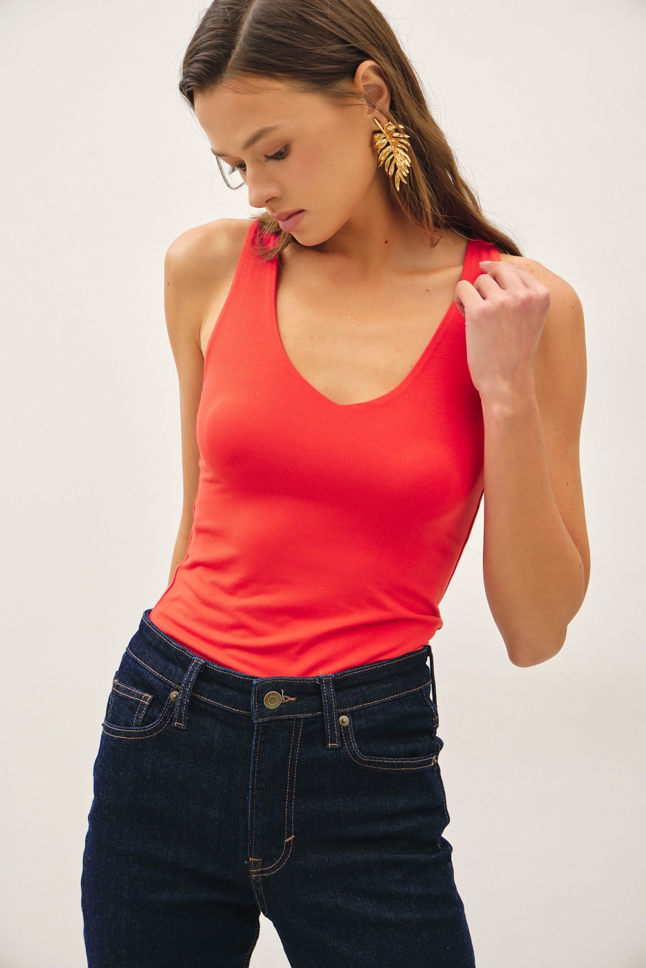 Basic V-Neck Tank Collection