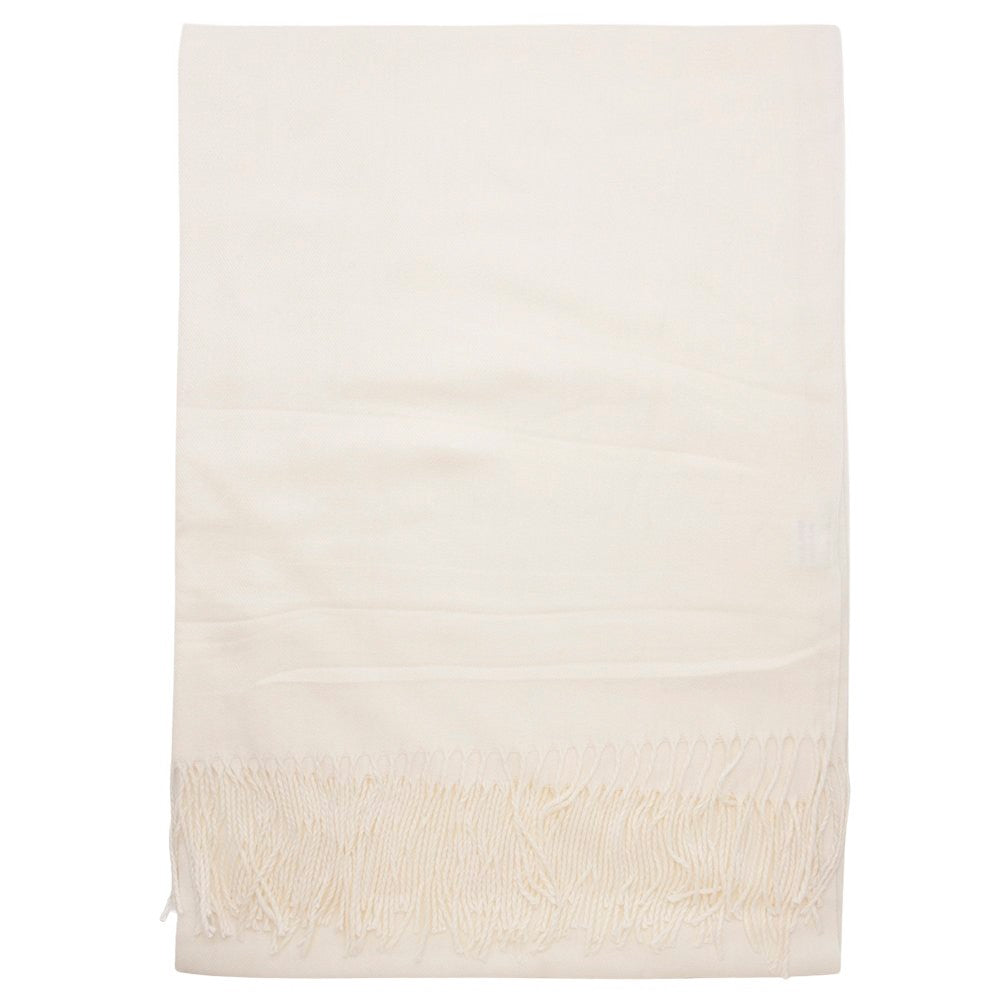 Fringe Oblong Solid Scarf