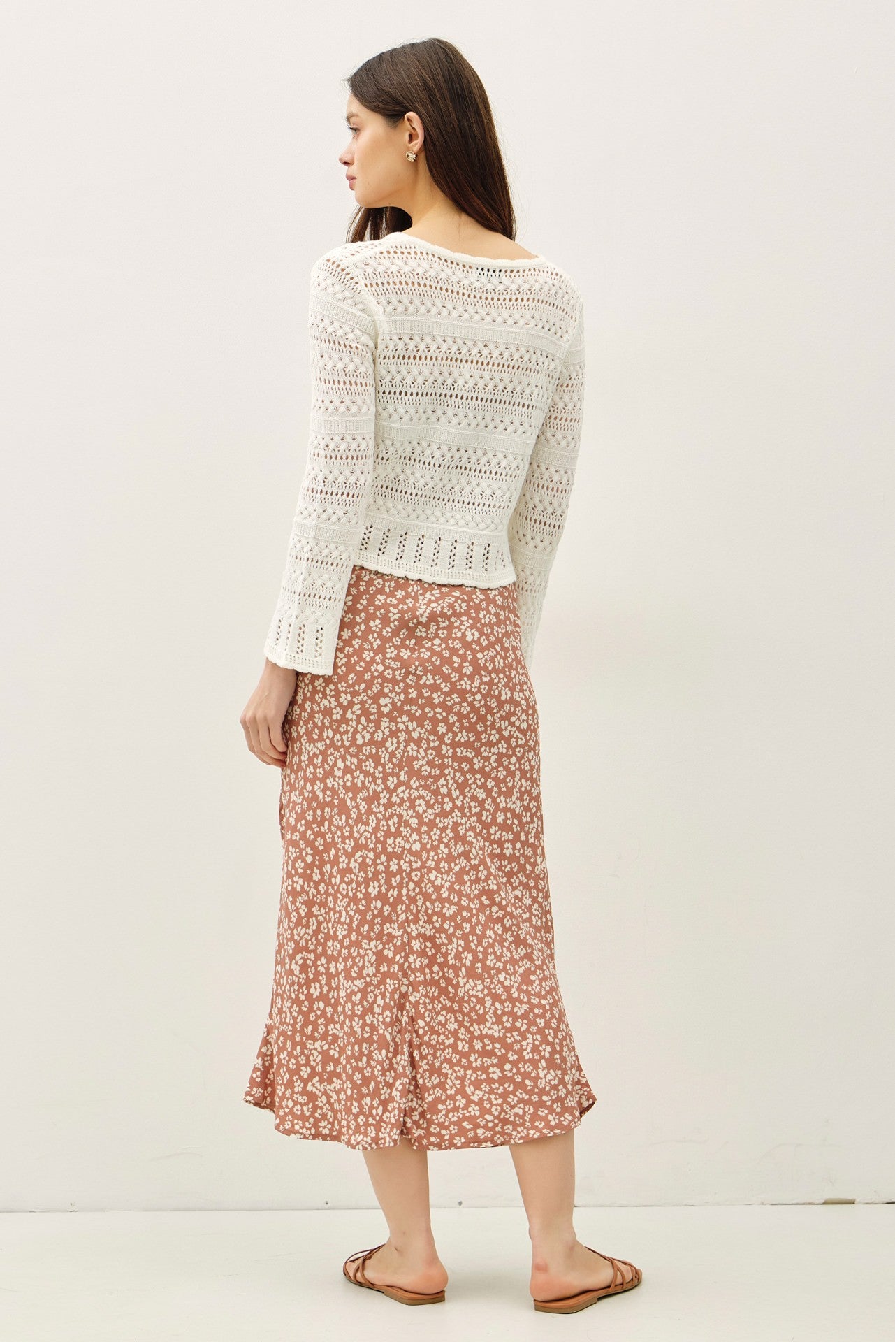 Pointelle Knit Cardigan