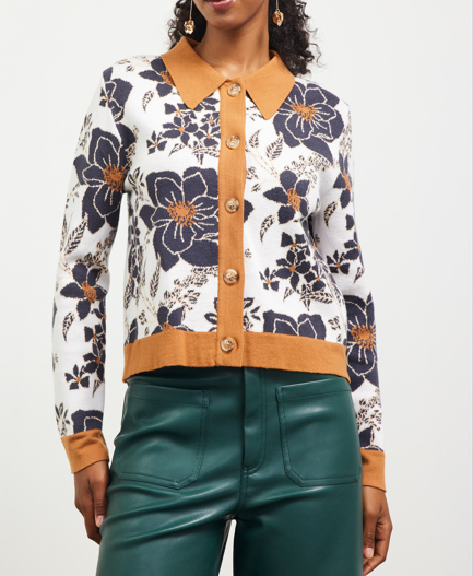 Floral Button Up Cardigan