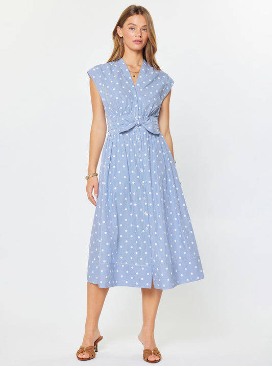 Polka Dot Midi Dress