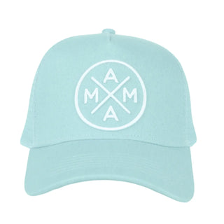 Premium Canvas Trucker Hat in Turquoise