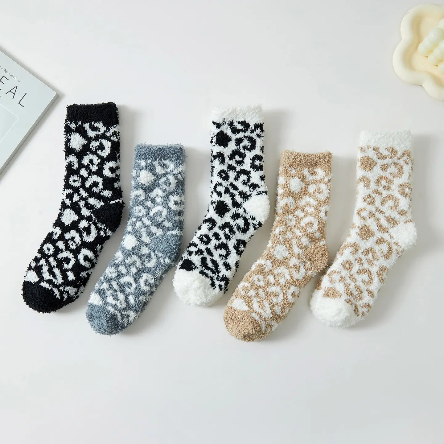 Leopard Pattern Cozy Socks
