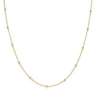 Enamel Color Chain | Turquoise