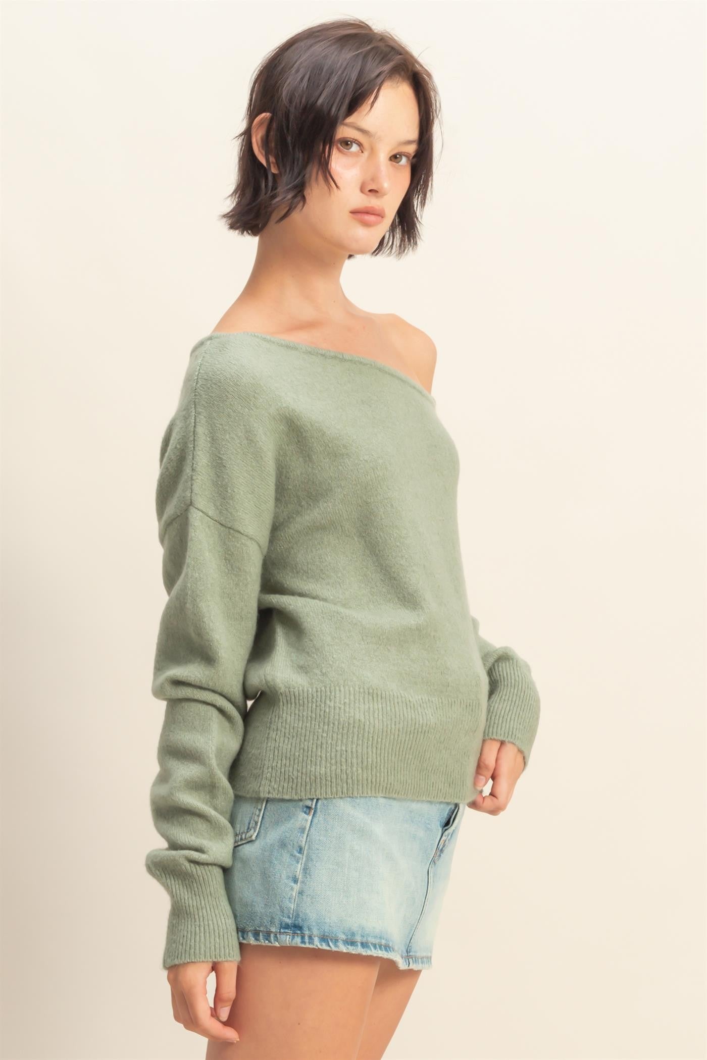 Off the Shoulder Sweater