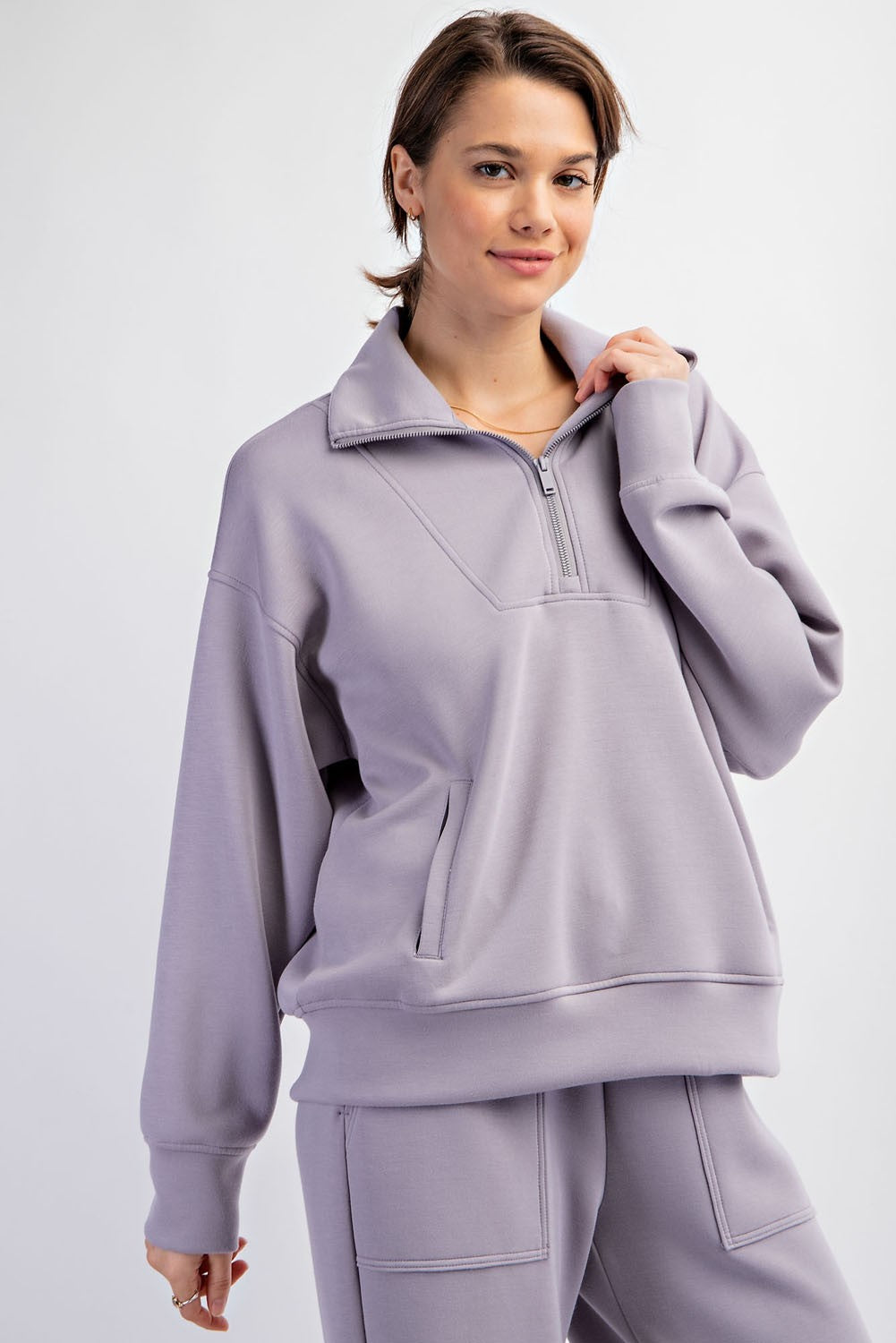 Super Soft Quarter Zip Pullover