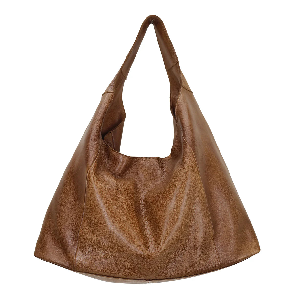 Lyndsey Tote Shoulder Bag in Cognac