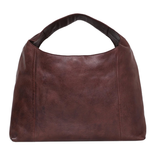Lyndsey Tote Shoulder Bag in Brown