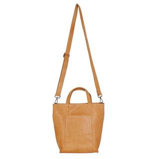 Fiona Medium Leather Crossbody - Camel
