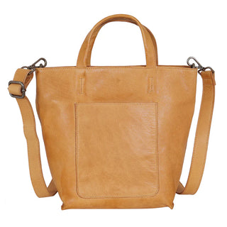 Fiona Medium Leather Crossbody - Camel