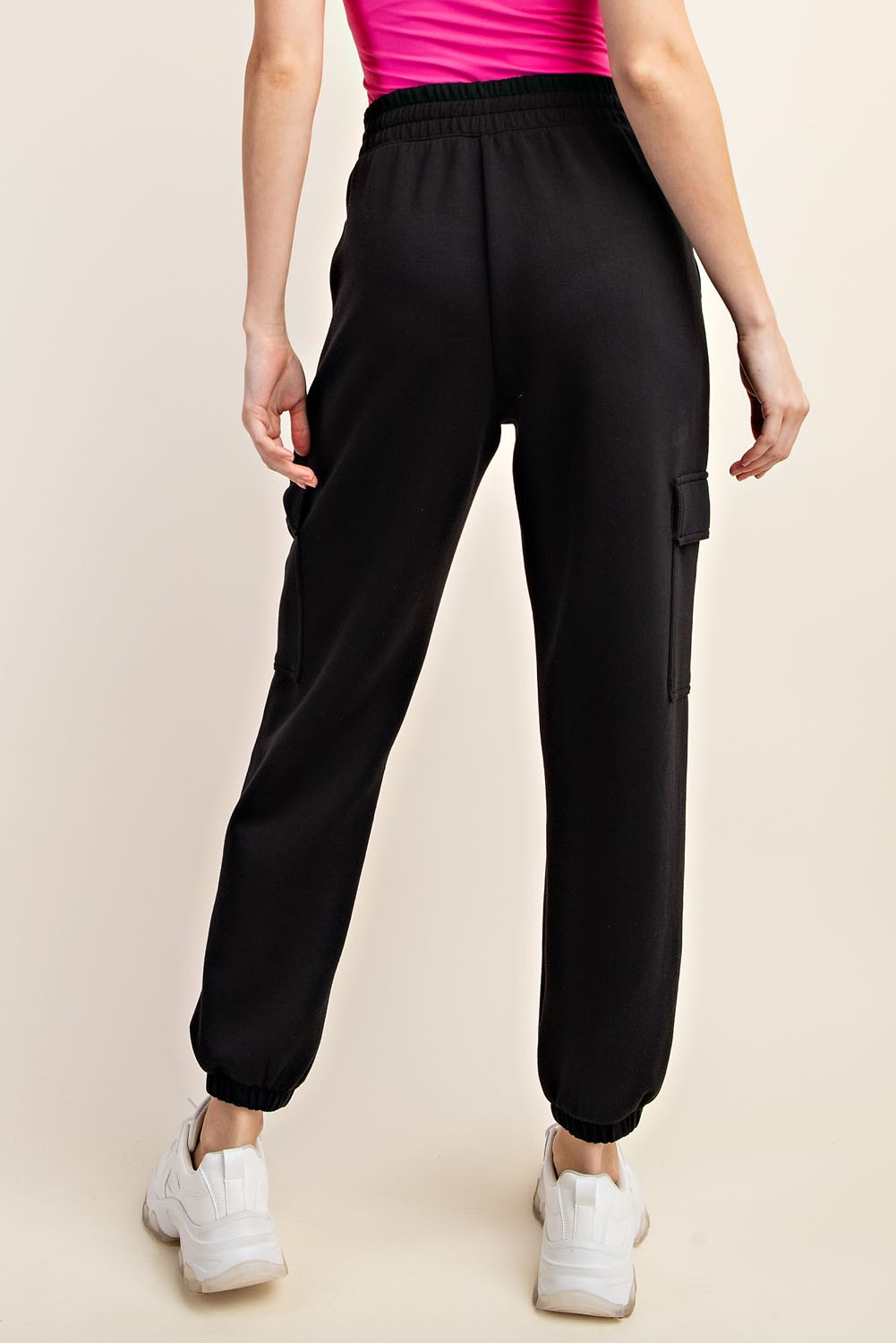 Scuba Cargo Jogger Pants in Black