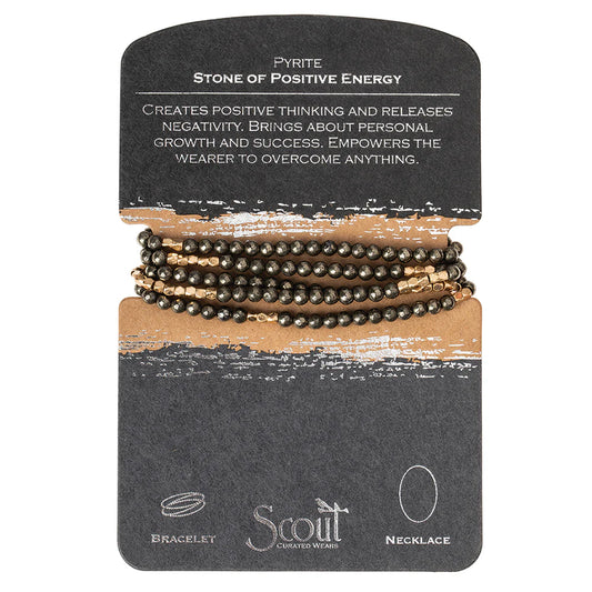 Stone Wrap Bracelet - Stone of Positive Energy