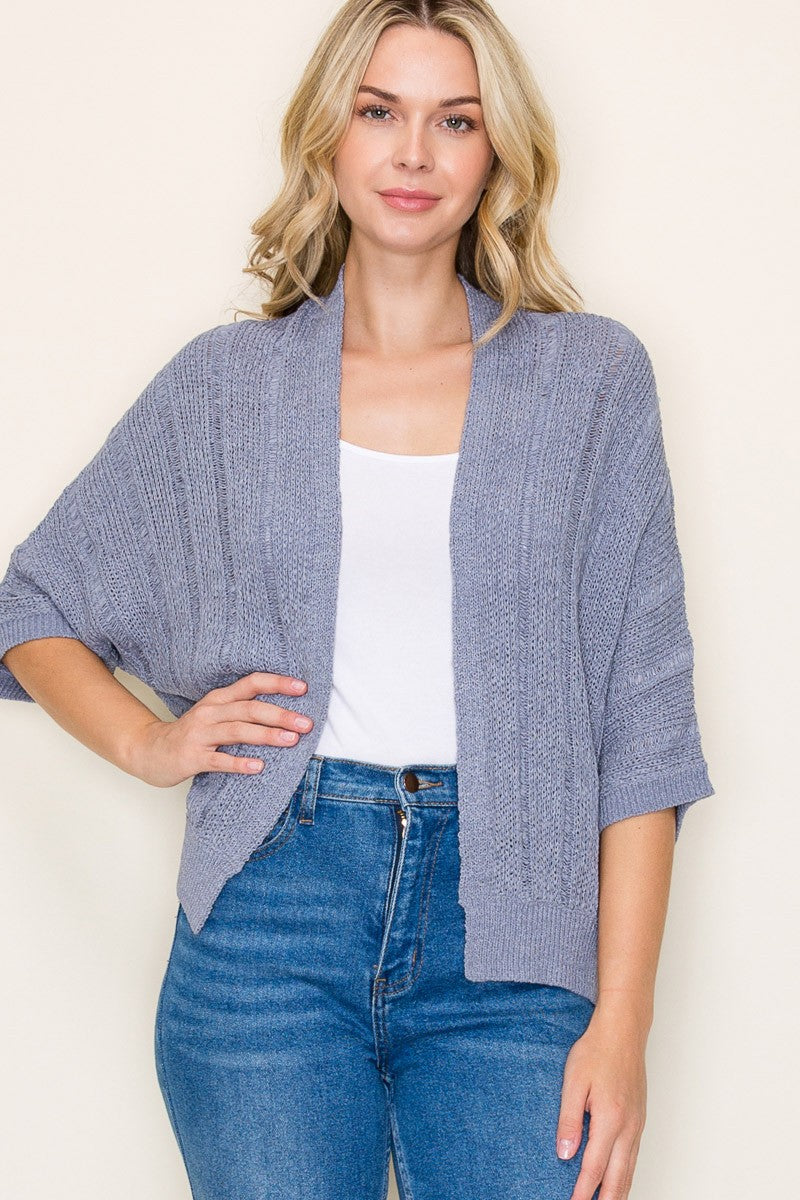 Pointelle Lightweight Kimono