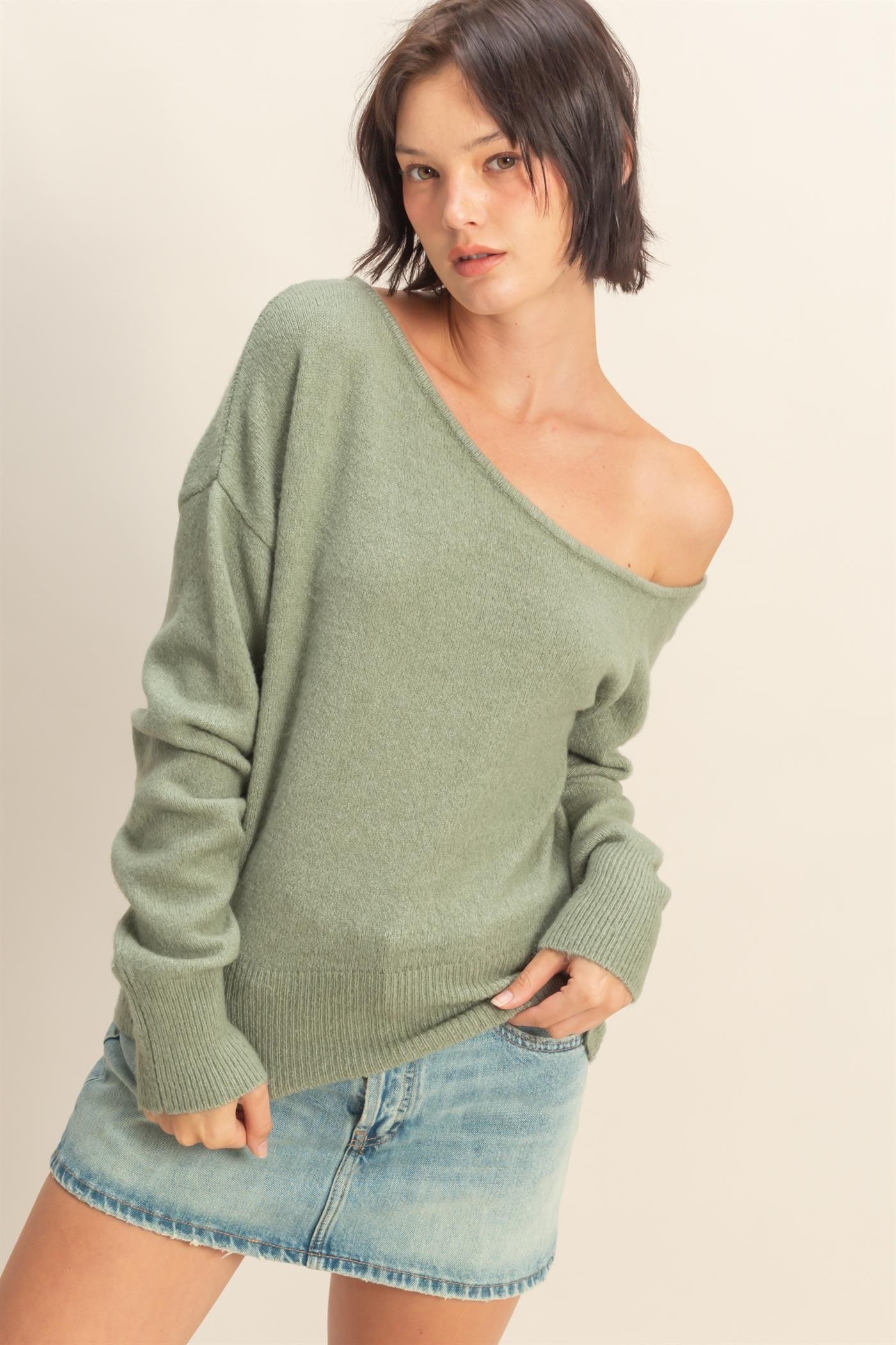 Off the Shoulder Sweater