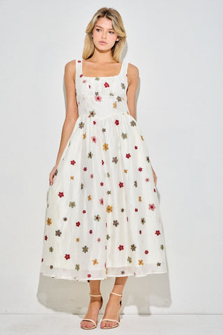 Tawnie Embroidered Maxi Dress