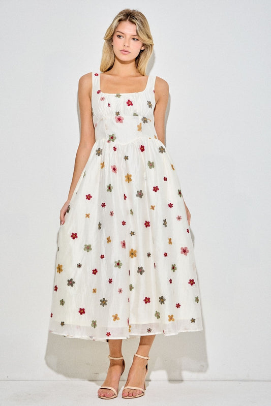 Tawnie Embroidered Maxi Dress