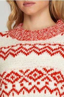 Nordic Fair Isle Sweater Top