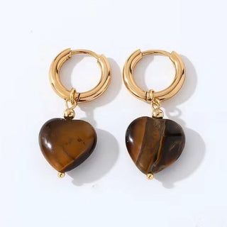 Heart Drop Earrings