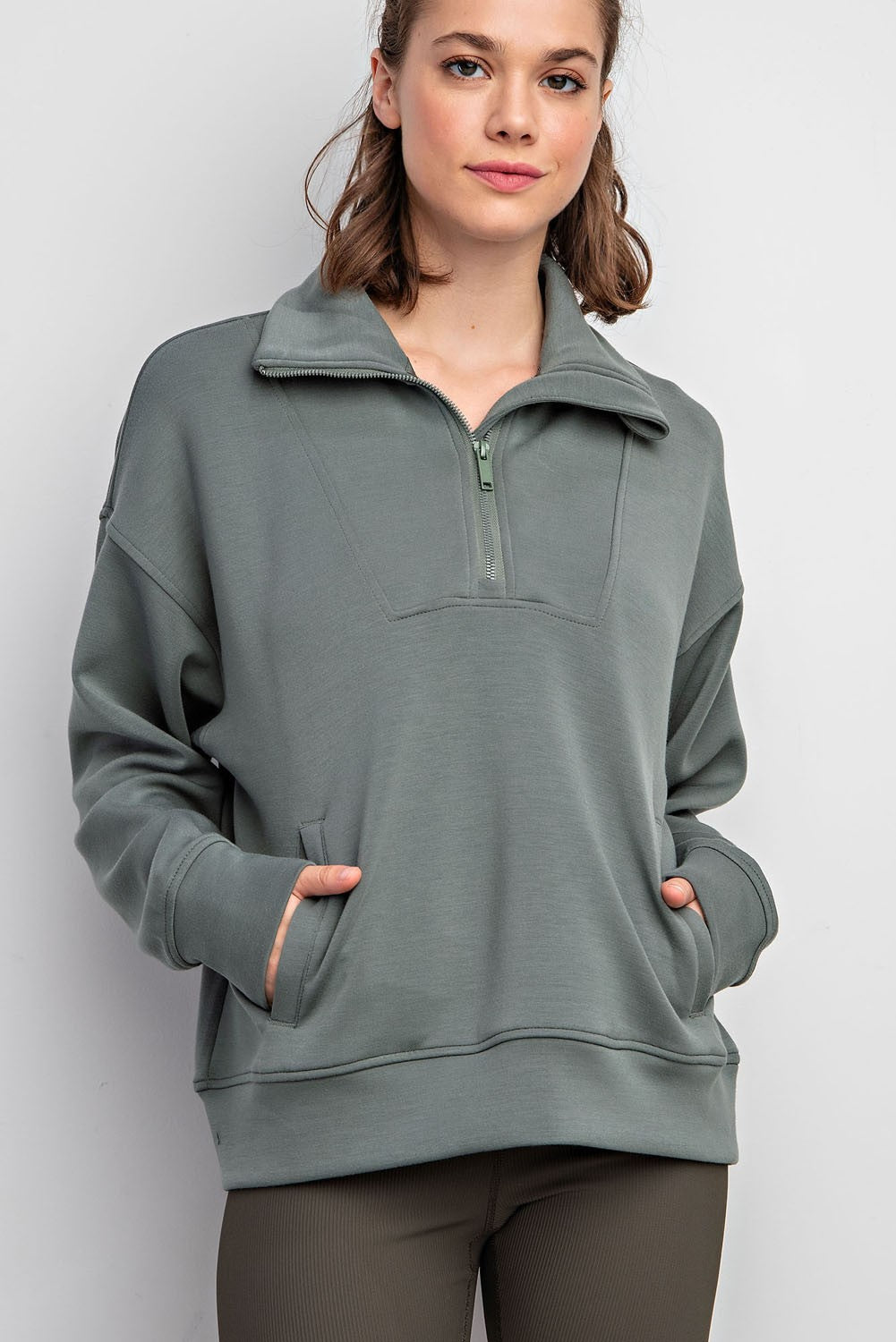 Super Soft Quarter Zip Pullover