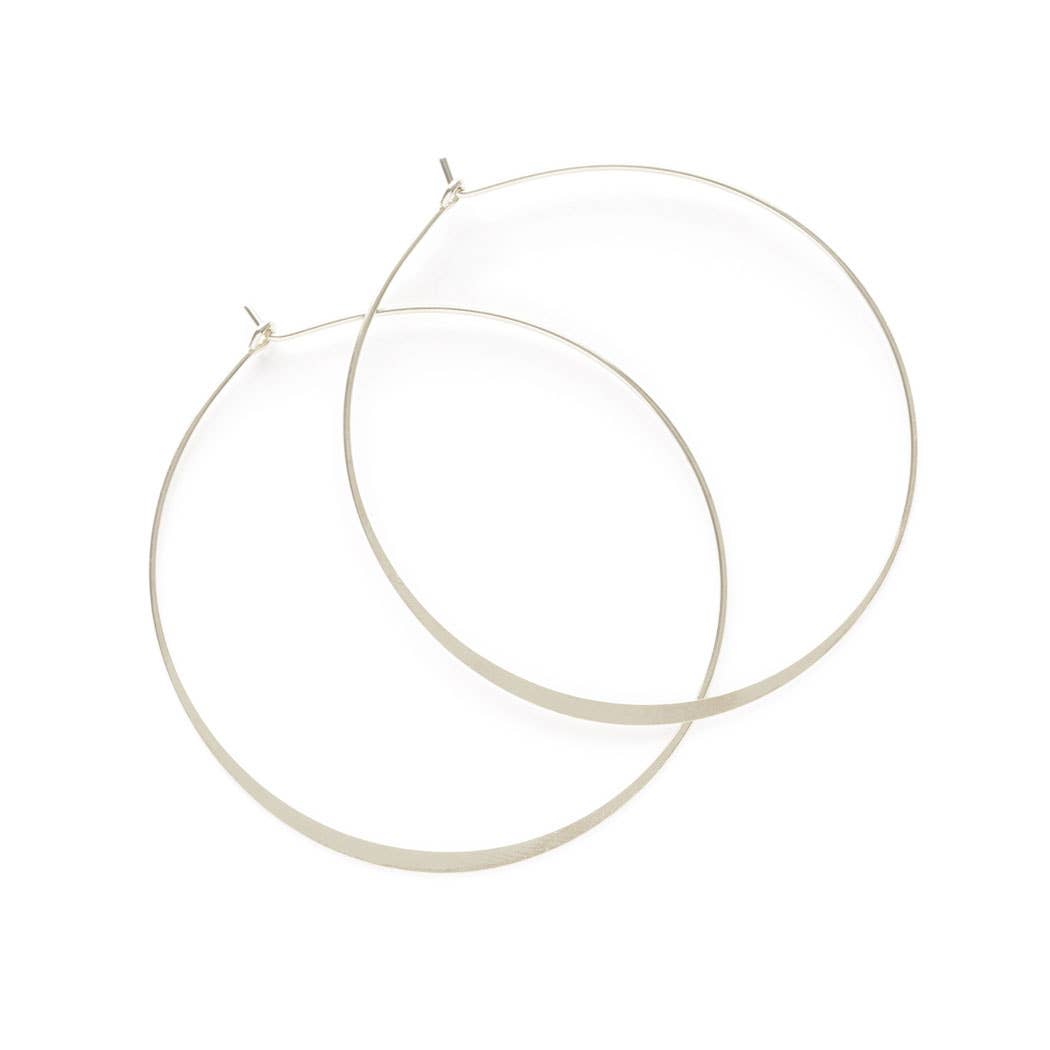 Classic Hoops - Silver