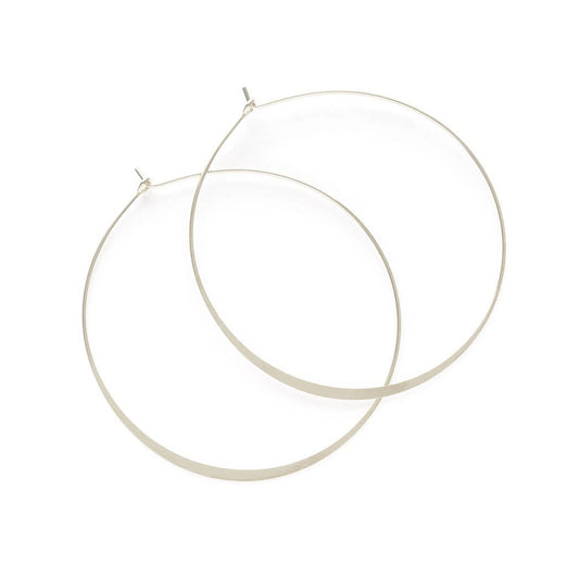 Classic Hoops - 2" Silver