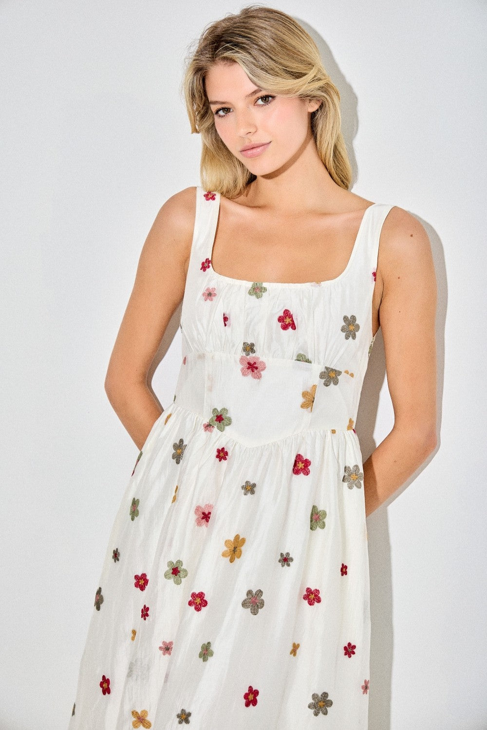 Tawnie Embroidered Maxi Dress