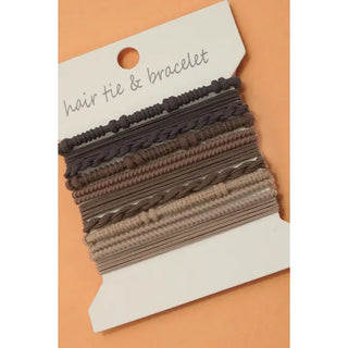 Boho Duo Knot Bracelet Hair Ties